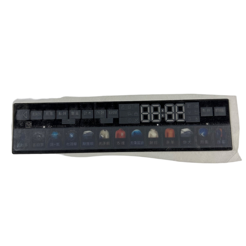 Customizable Color Membrane Control Panel for Laundry Machine