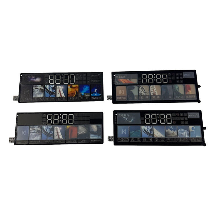 Versatile Customizable Membrane Control Panel for Washing Machines