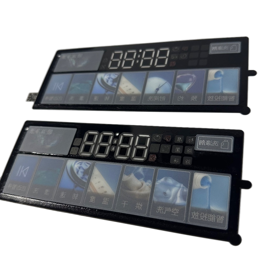 Customizable Membrane Control Panel for Laundry Machine