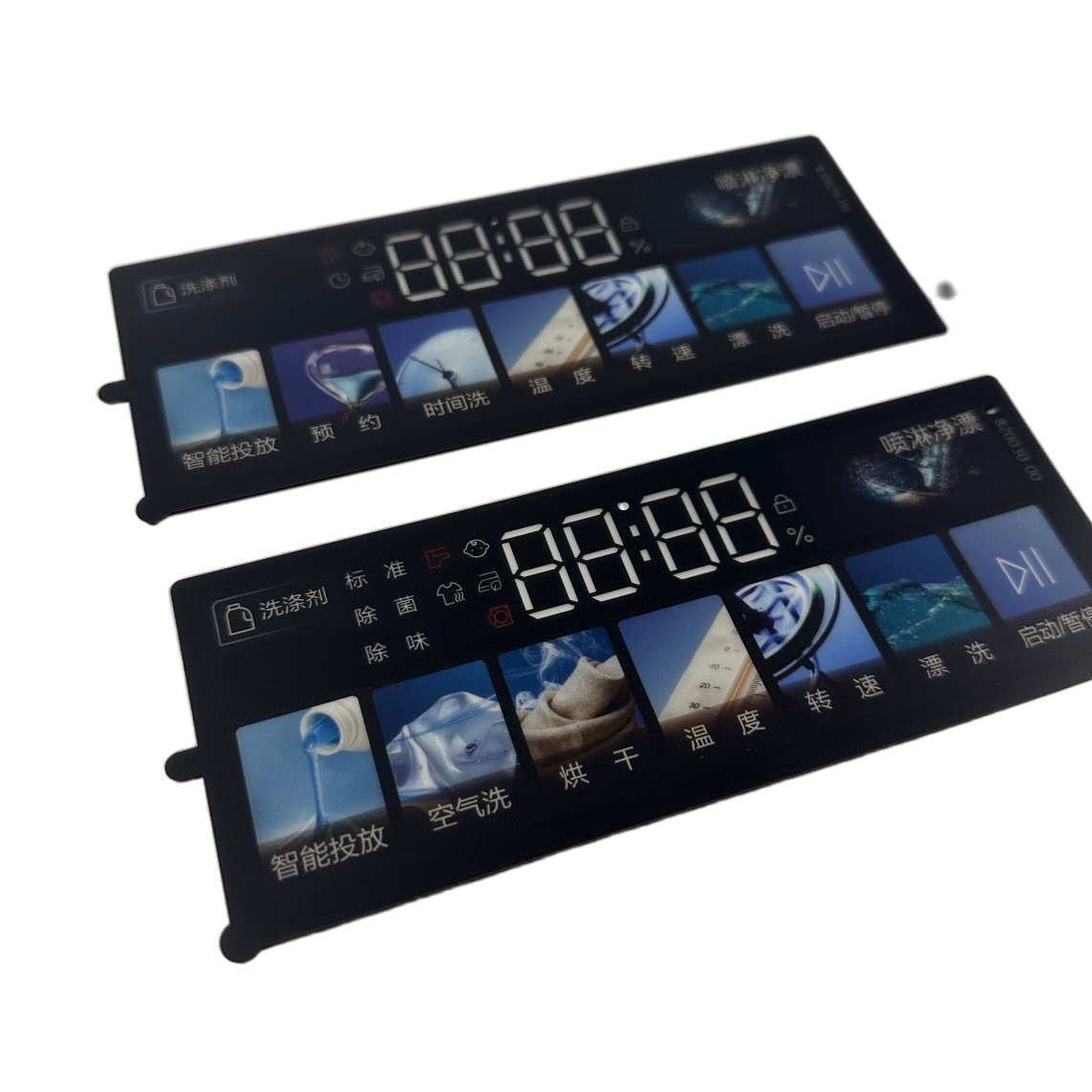 Customizable Membrane Control Panel for Laundry Machine