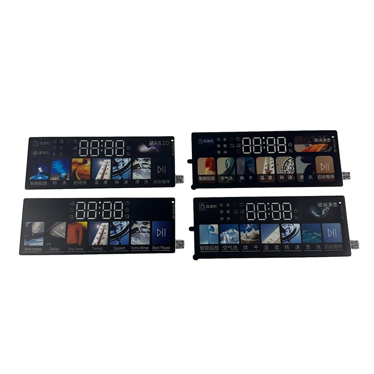 Versatile Customizable Membrane Control Panel for Washing Machines